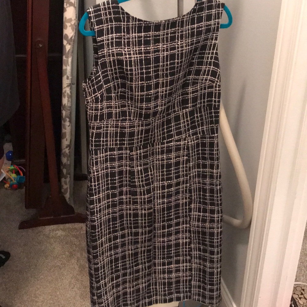 Merona lBlack with white detail dress